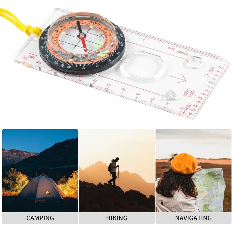 1-10 Adet Pusula Navigasyon Ha - Map Compass Orienteering incelemesi ve fiyatı