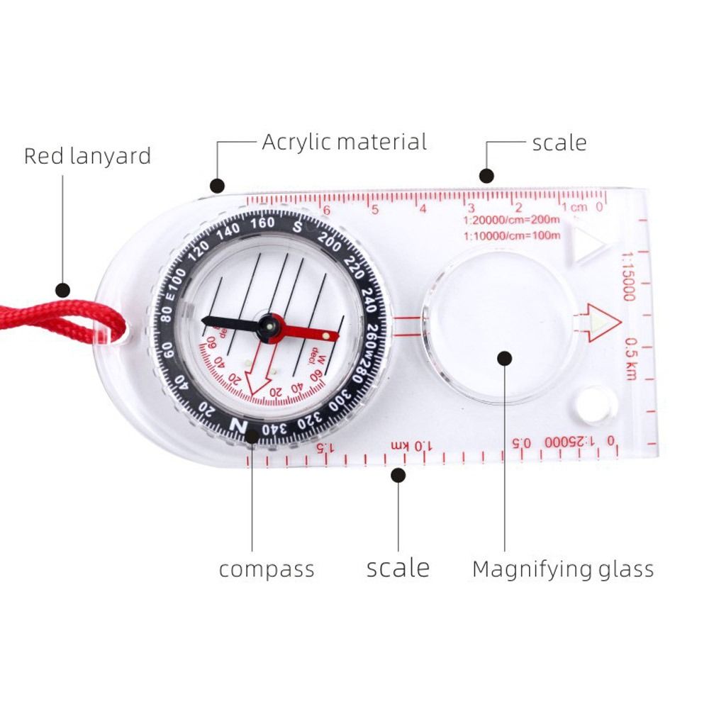 Yeni Akrilik Harita Cetveli Pu - Map Compass Orienteering incelemesi ve fiyatı